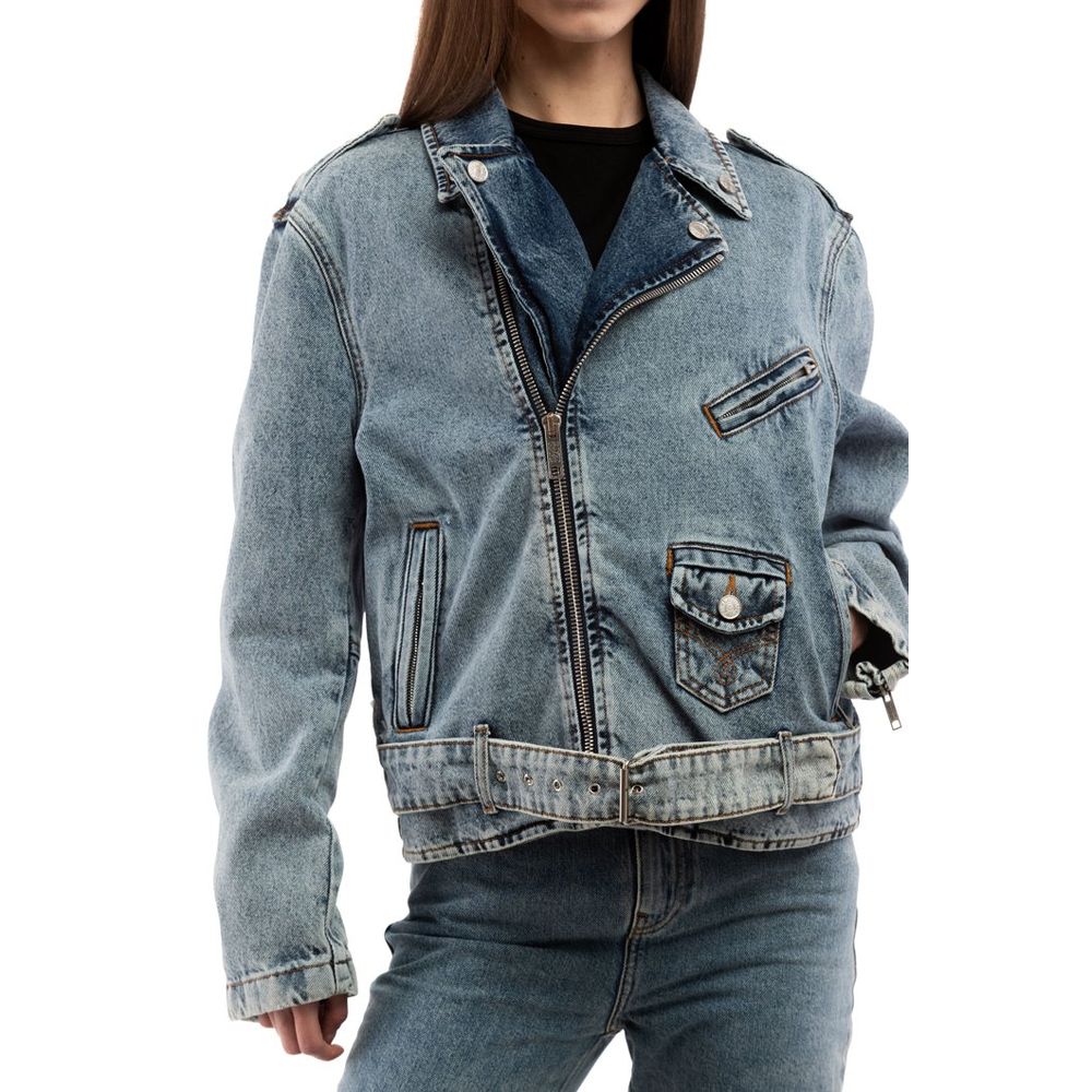 Moschino Multicolor Cotton Denim Jacket - Women’s Size S