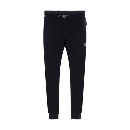 Philipp Plein Black Cotton Joggers