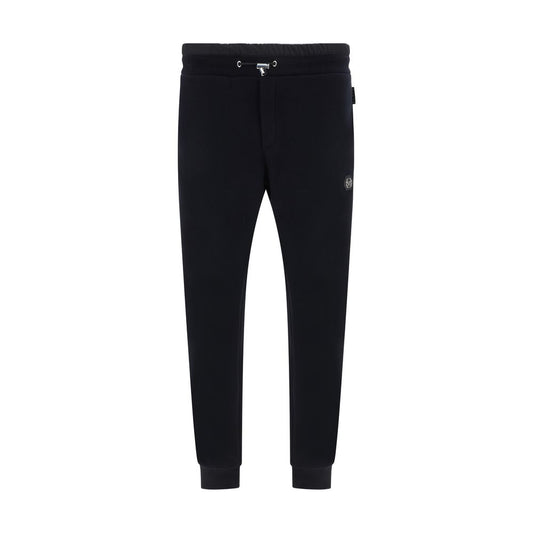 Philipp Plein Black Cotton Joggers