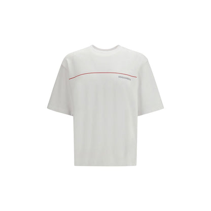 Dsquared² White Cotton T-Shirt - Essential Minimalist Style