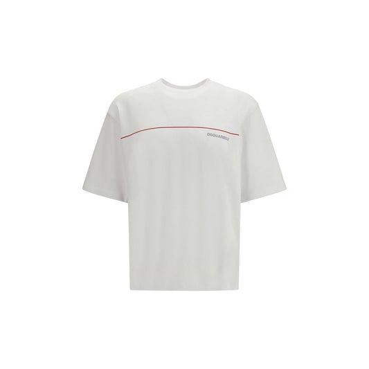Dsquared² White Cotton T-Shirt - Essential Minimalist Style