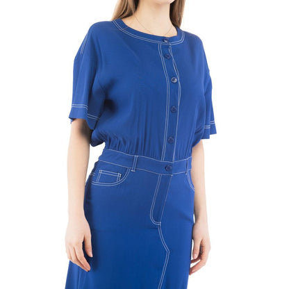 Moschino Multicolor Marabou Casual Dress - IT40