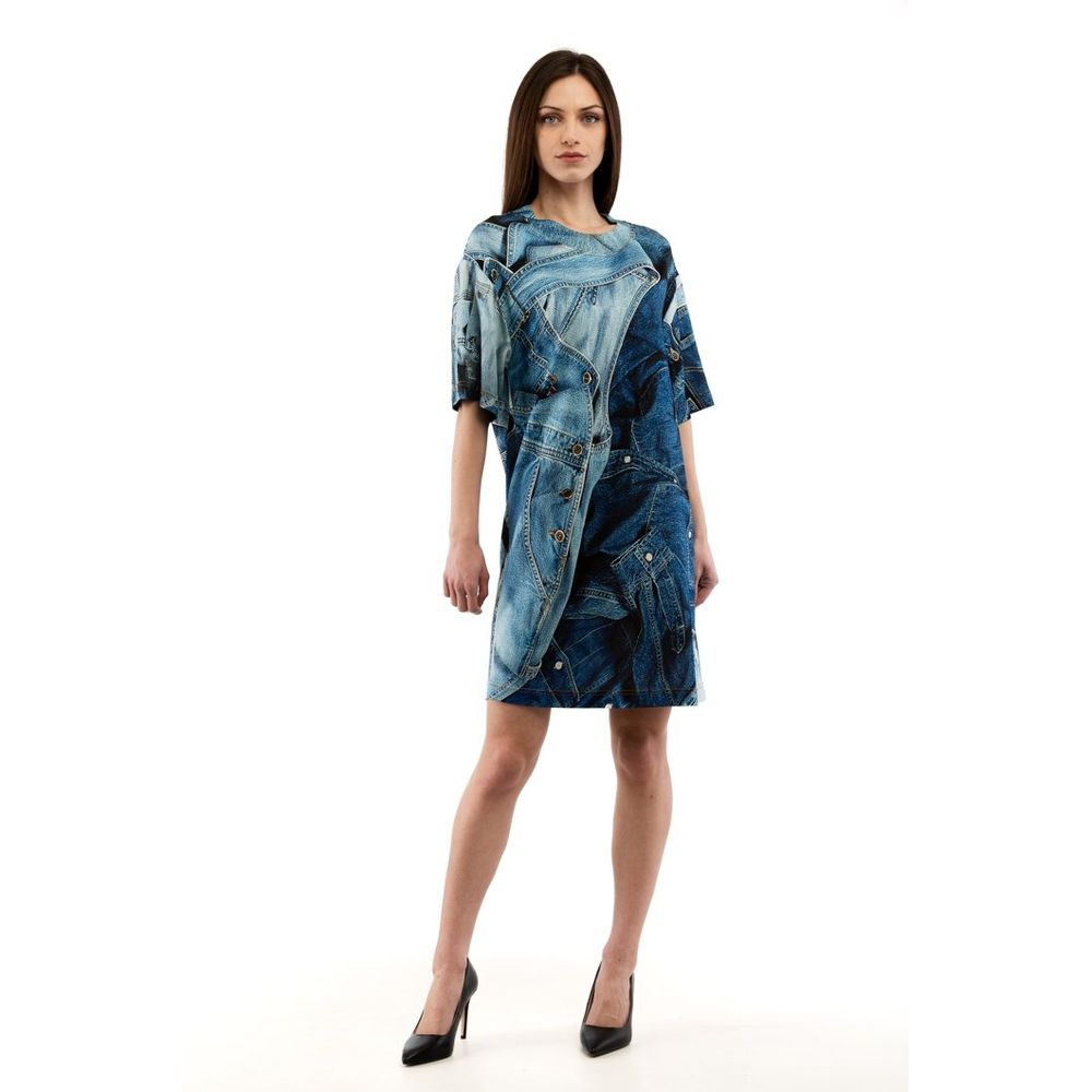 Moschino Multicolor Viscose Casual Dress - IT40