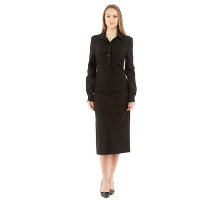 Moschino Black Polyester Casual Dress - IT40