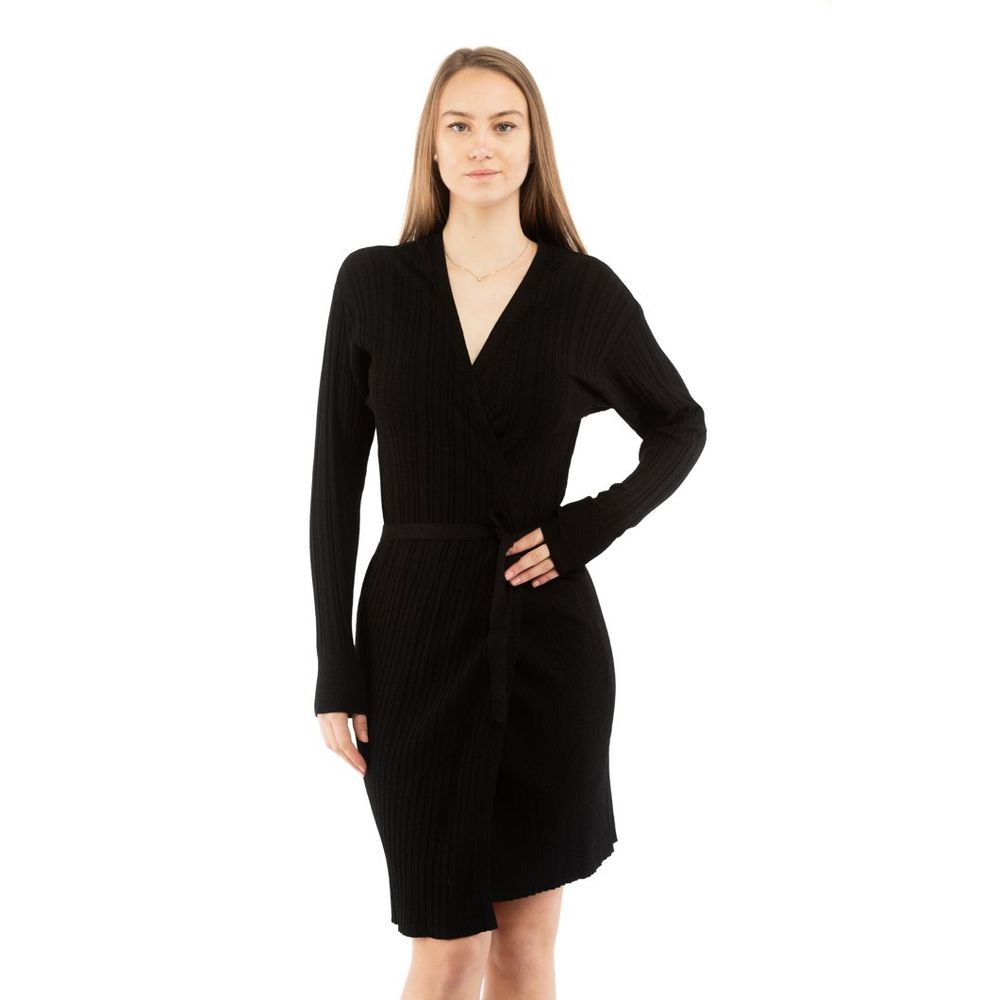 Moschino Black Viscose Casual Dress - Women's Size S