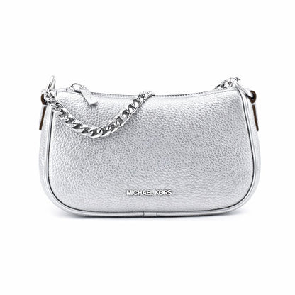 Michael Kors Gray Leather Shoulder Bag