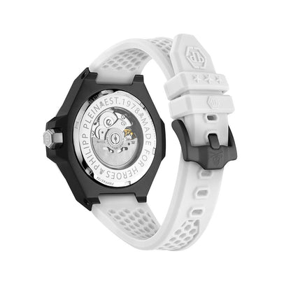 Philipp Plein White Synthetic Sport Watch - Bold Luxury Redefined