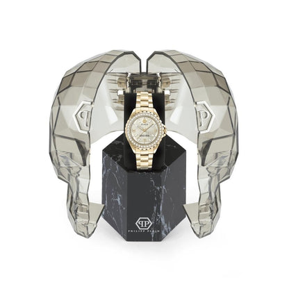 Philipp Plein Gold Stainless Steel Dress Watch – A Bold Statement of Luxury