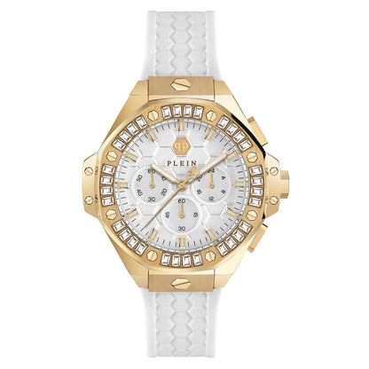 Philipp Plein White Synthetic Dress Watch - Luxury and Boldness Combined