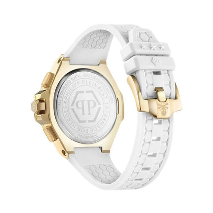 Philipp Plein White Synthetic Dress Watch - Luxury and Boldness Combined