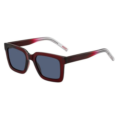 Hugo Boss Men's Sunglasses – Black Acetate Frame, Grey Lenses