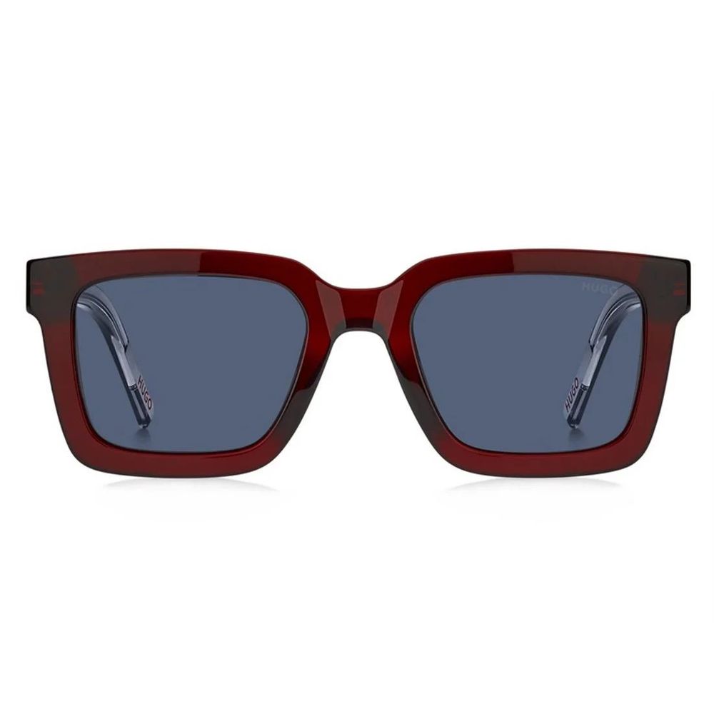 Hugo Boss Men's Sunglasses – Black Acetate Frame, Grey Lenses