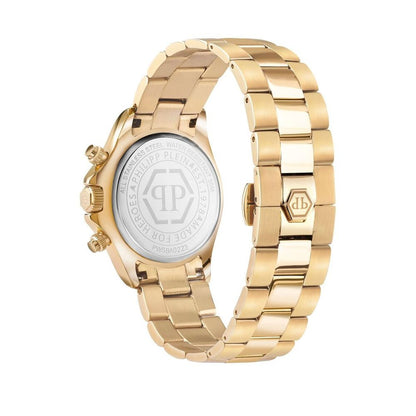 Philipp Plein Gold Stainless Steel Dress Watch - A Statement of Luxury