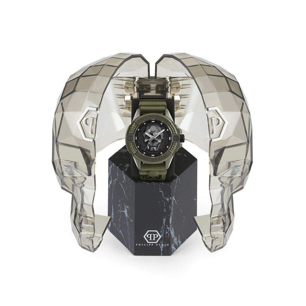Philipp Plein Bicolor Synthetic Dress Watch: A Bold Statement in Time