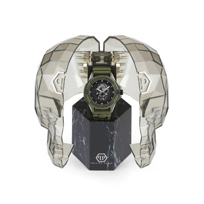 Philipp Plein Bicolor Synthetic Dress Watch: A Bold Statement in Time