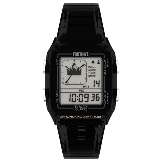 Timex Black Rubber Digital Watch - Everyday Reliability