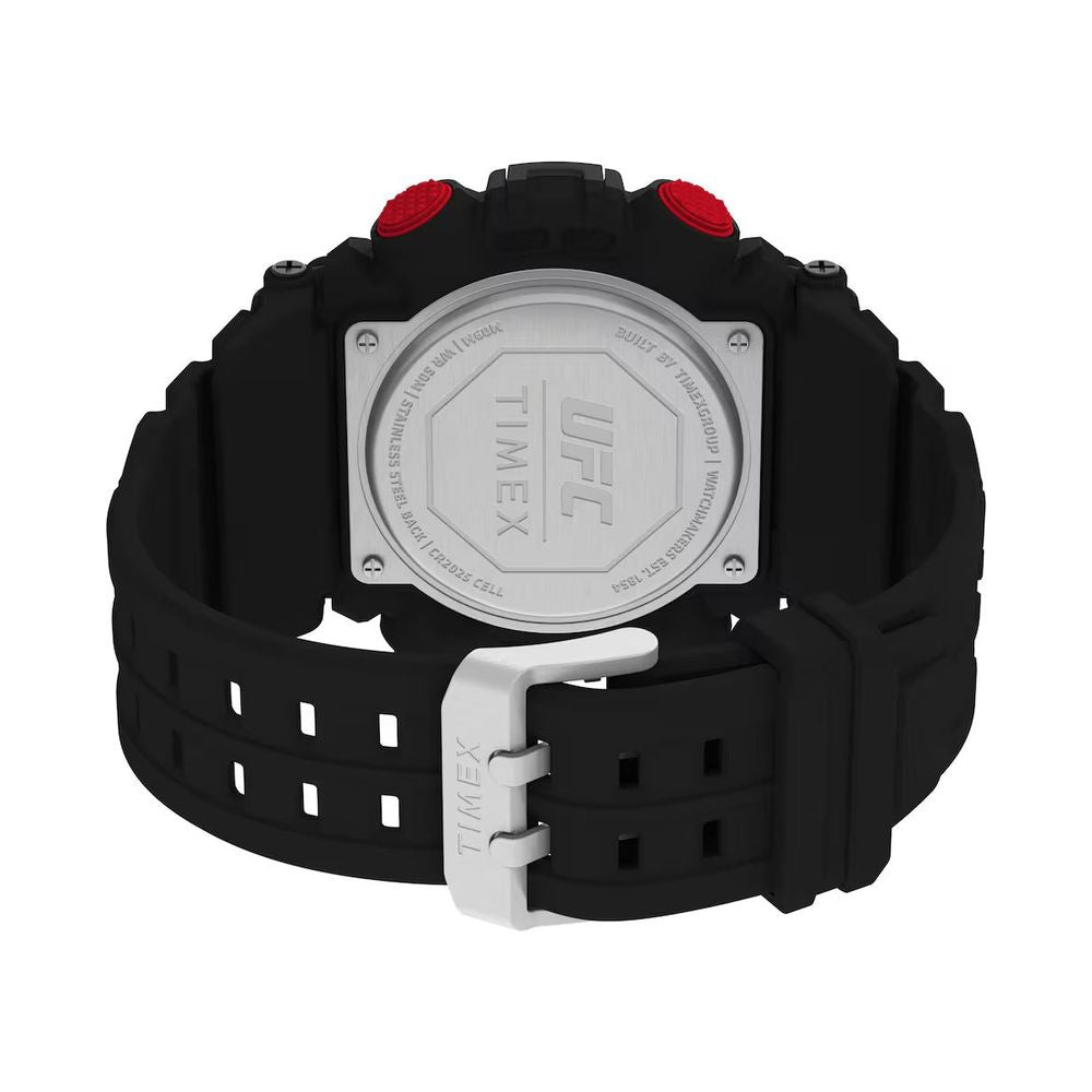 Timex Black Rubber Sport Watch