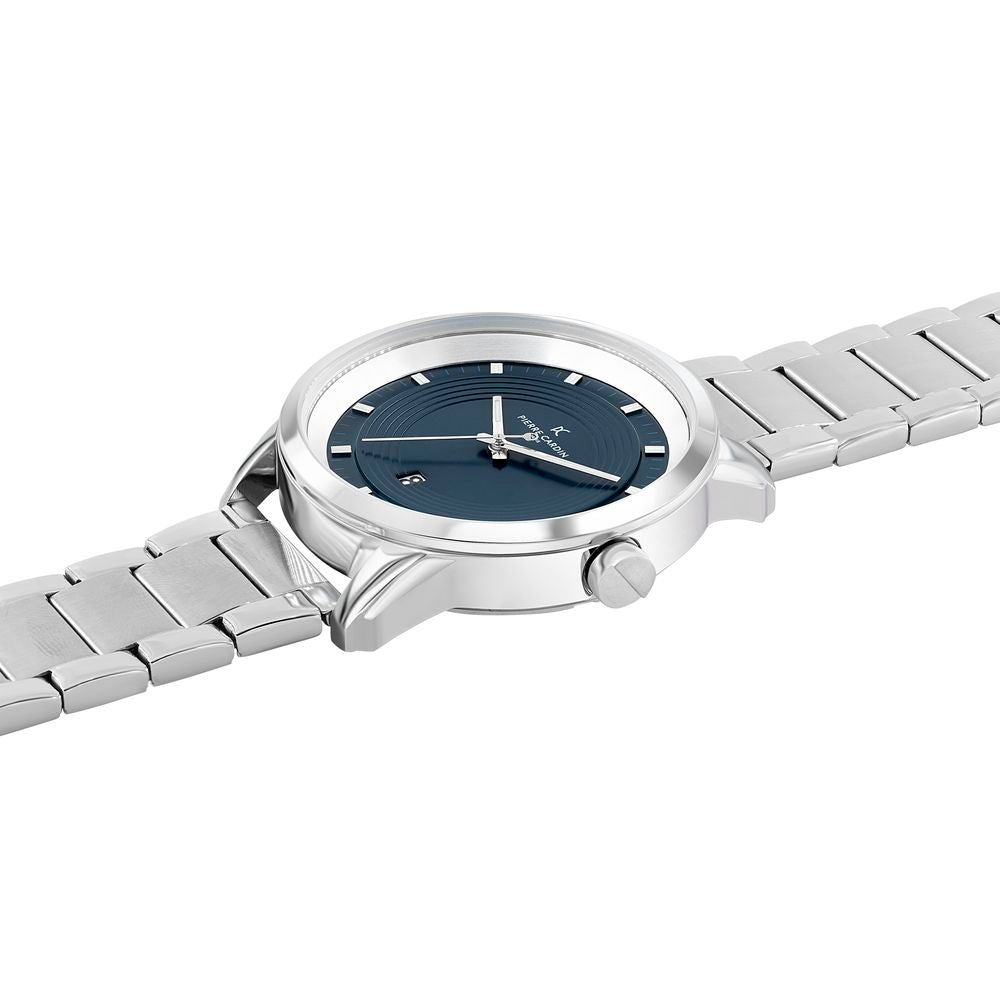 Pierre Cardin Gray Stainless Steel Dress Watch