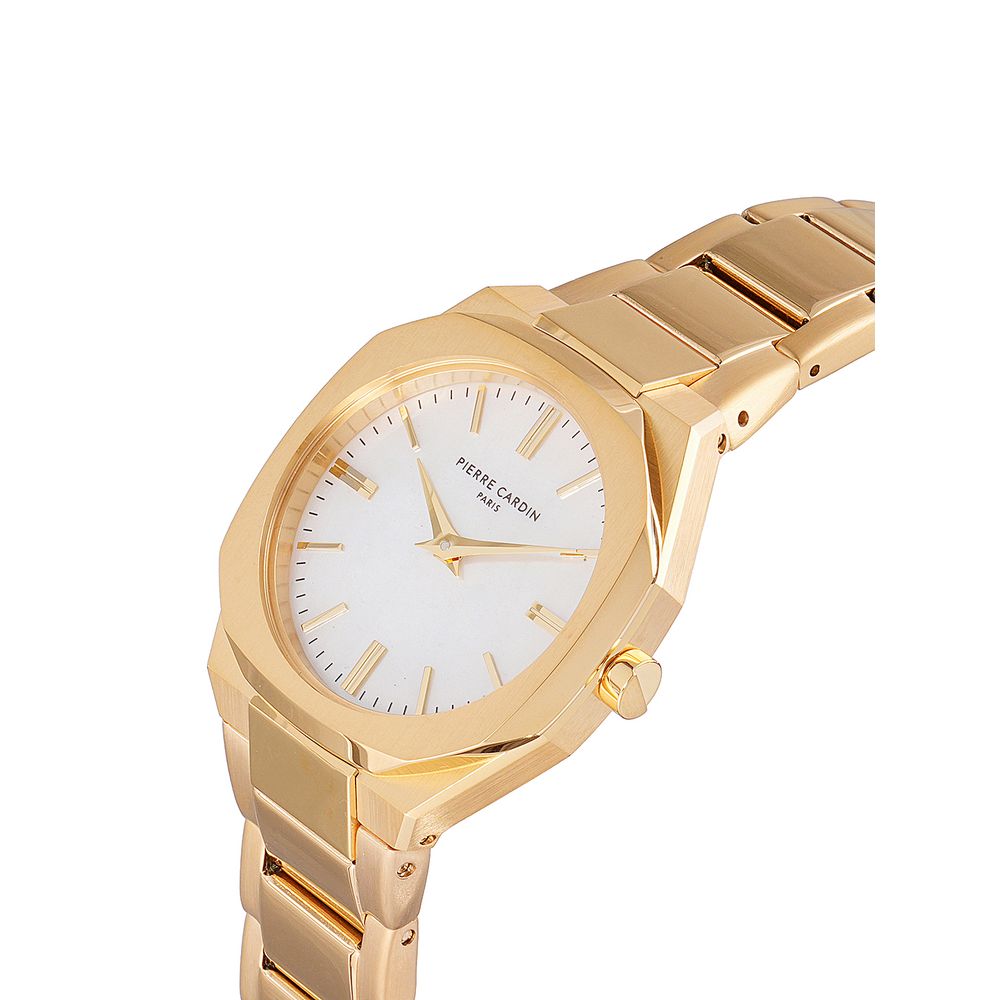 Pierre Cardin Gold Stainless Steel Dress Watch - Timeless Elegance