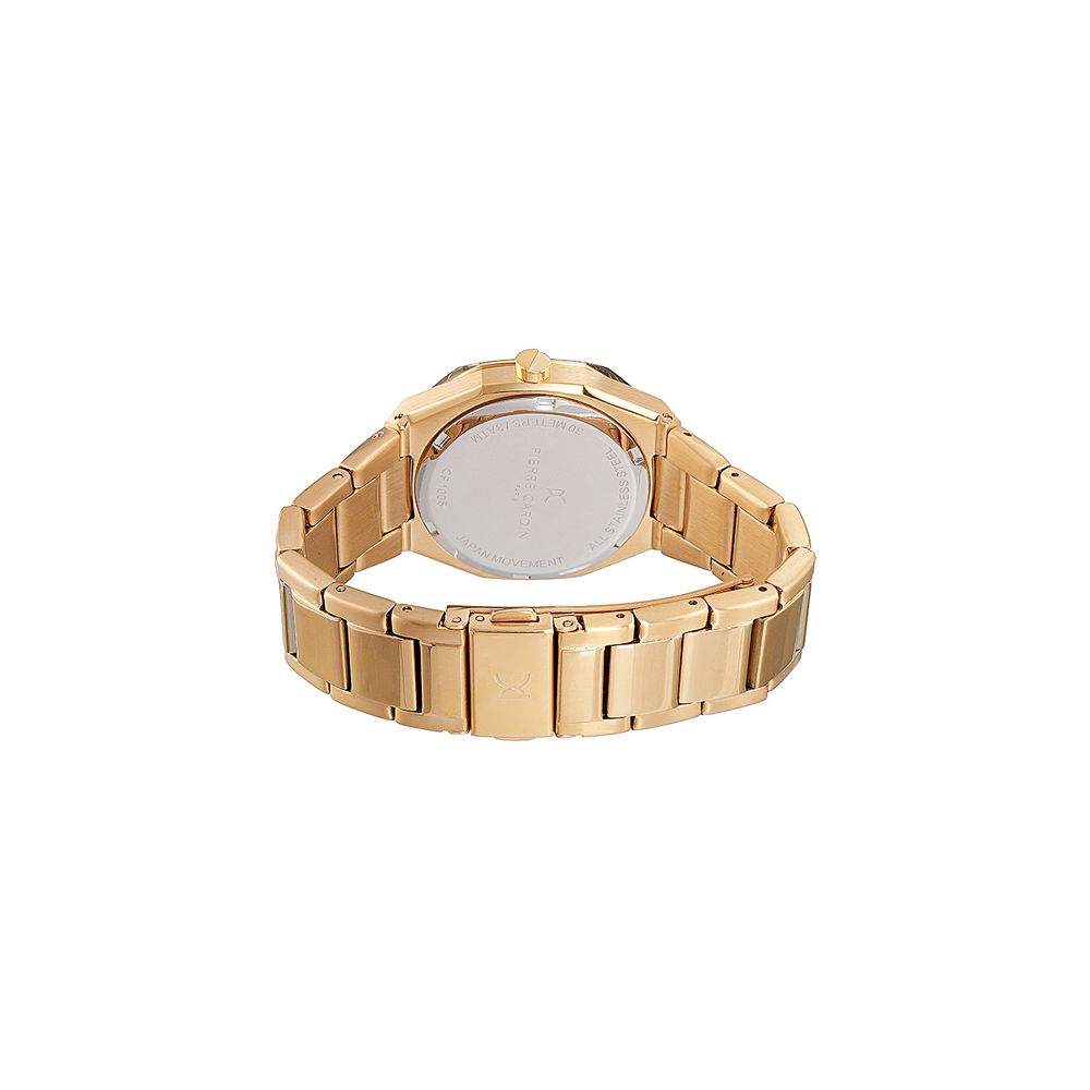 Pierre Cardin Gold Stainless Steel Dress Watch - Timeless Elegance