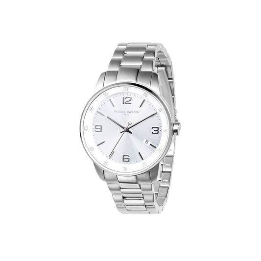 Pierre Cardin Gray Stainless Steel Dress Watch