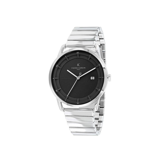 Pierre Cardin Gray Stainless Steel Dress Watch