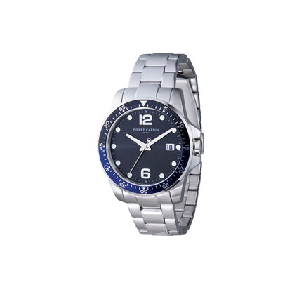 Pierre Cardin Gray Stainless Steel Dress Watch