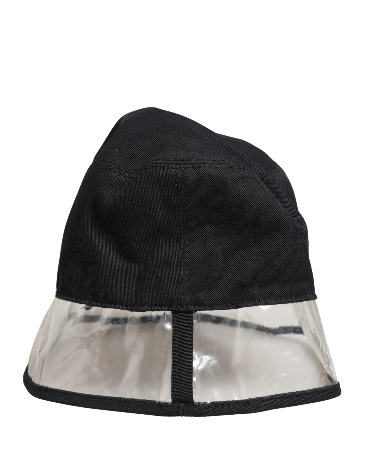 Dolce & Gabbana Black Cotton Plastic Fisherman Bucket Hat
