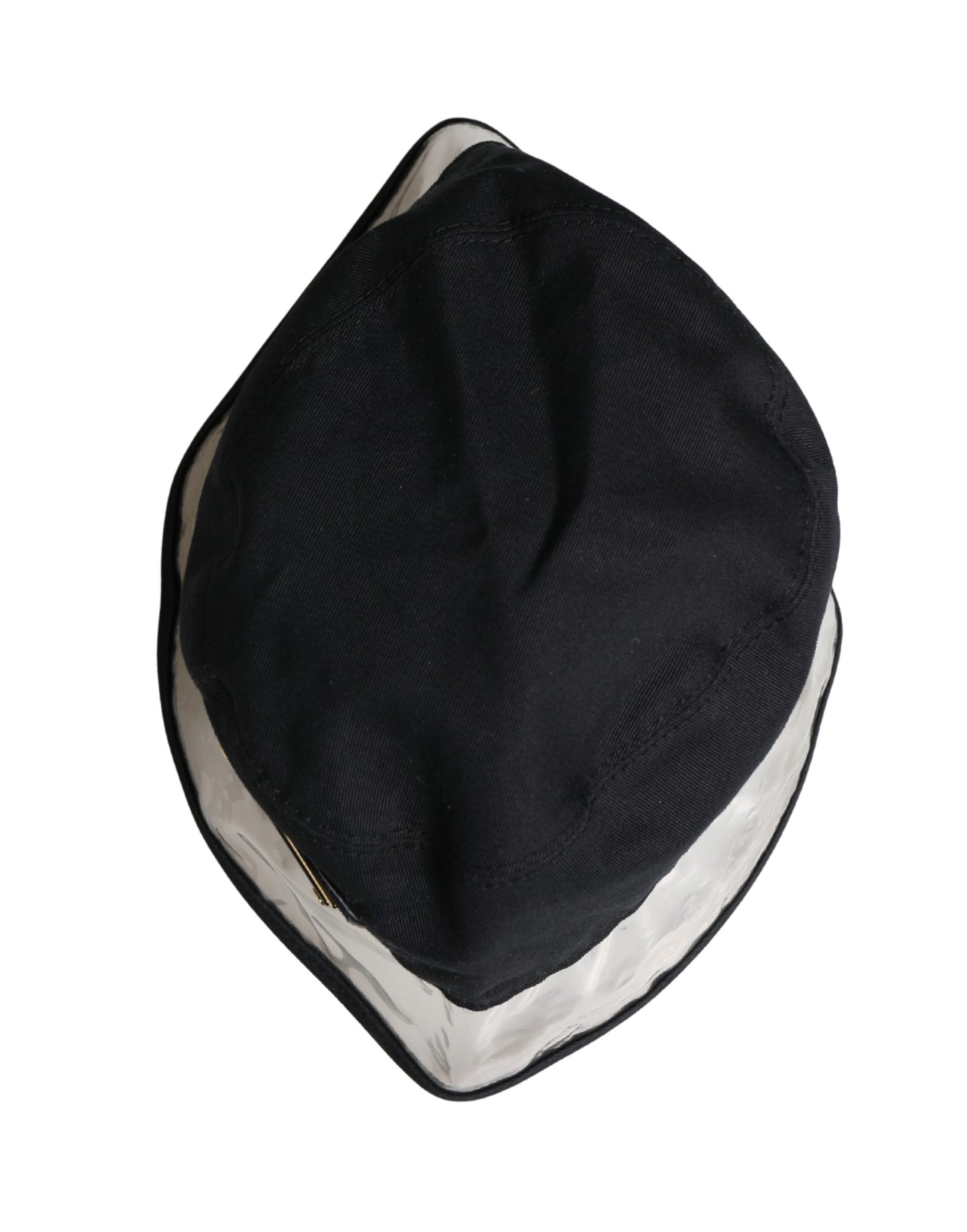 Dolce & Gabbana Black Cotton Plastic Fisherman Bucket Hat
