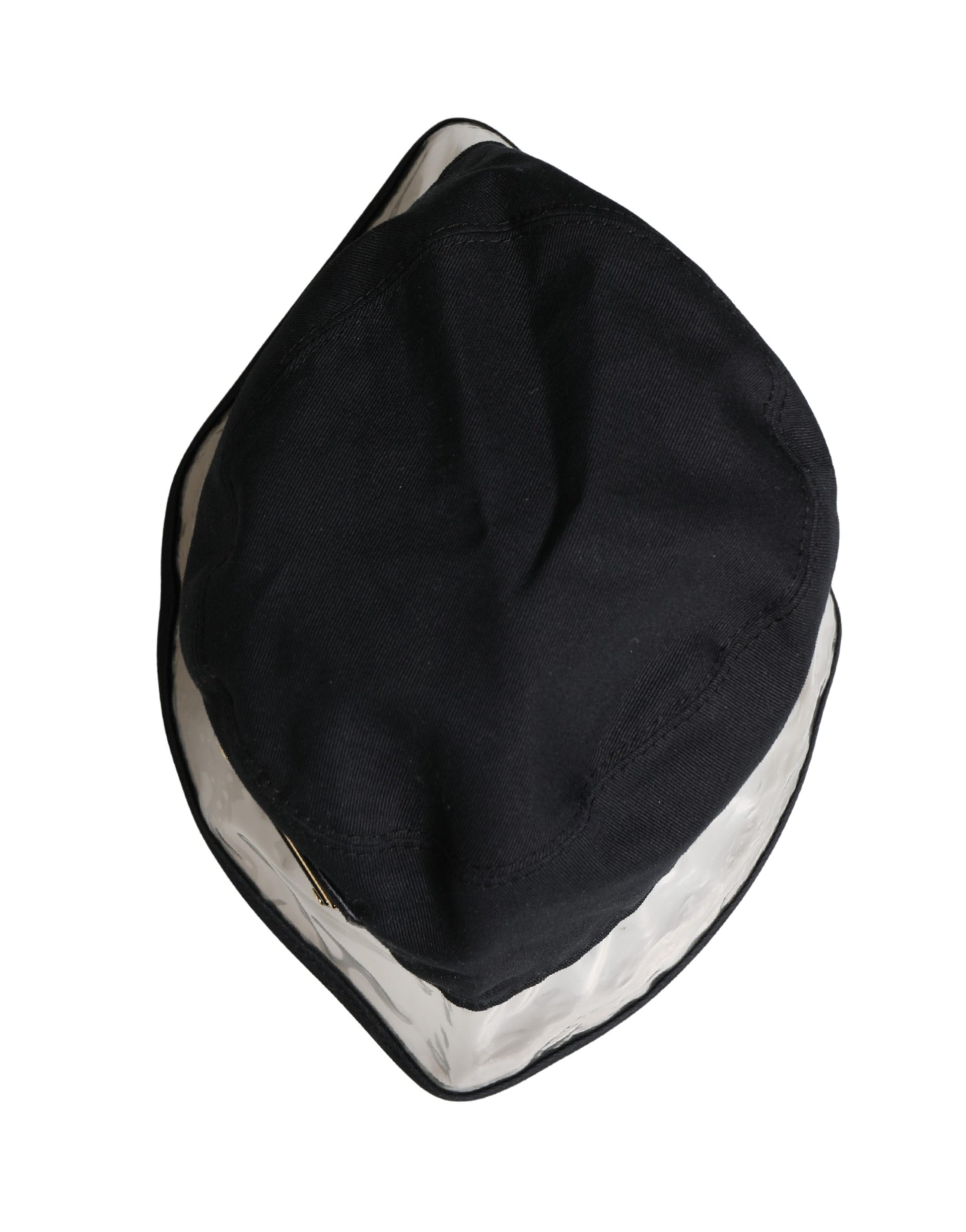 Dolce & Gabbana Black Cotton Plastic Fisherman Bucket Hat