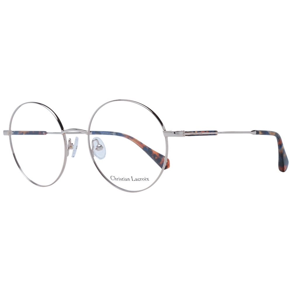 Christian Lacroix Women’s Gold Stainless Steel Glasses – Round Frames