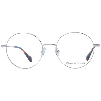 Christian Lacroix Women’s Gold Stainless Steel Glasses – Round Frames