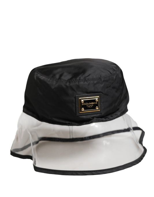 Dolce & Gabbana Men Black Plastic Fisherman Bucket Hat