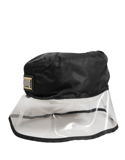 Dolce & Gabbana Men Black Plastic Fisherman Bucket Hat