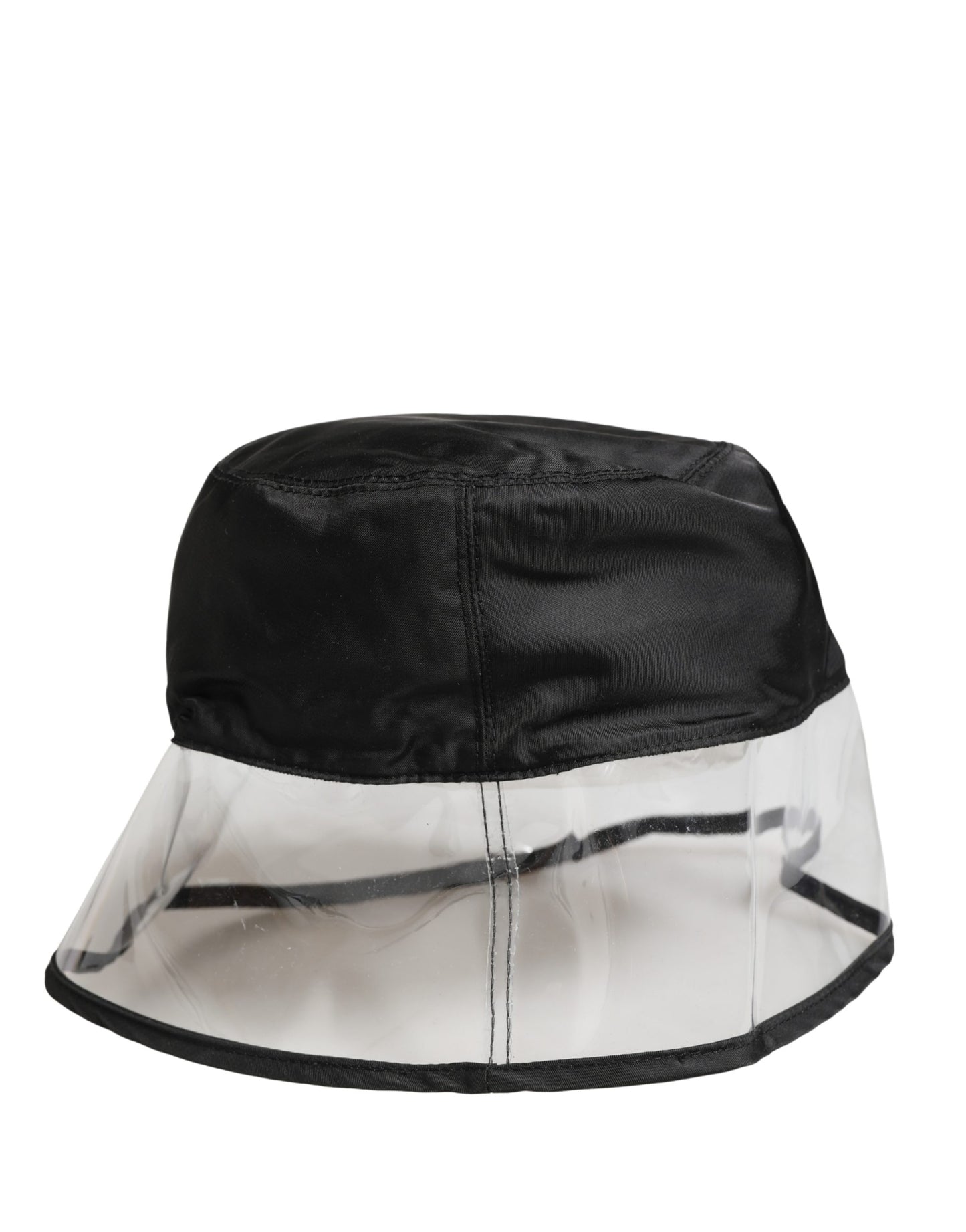 Dolce & Gabbana Men Black Plastic Fisherman Bucket Hat