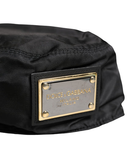 Dolce & Gabbana Men’s Black Plastic Fisherman Bucket Capello Hat