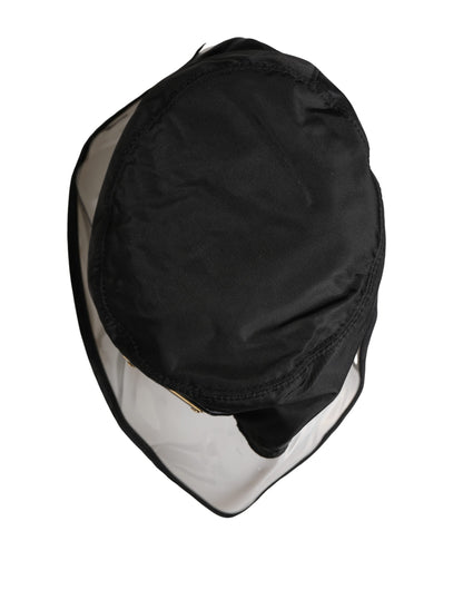 Dolce & Gabbana Men’s Black Plastic Fisherman Bucket Capello Hat