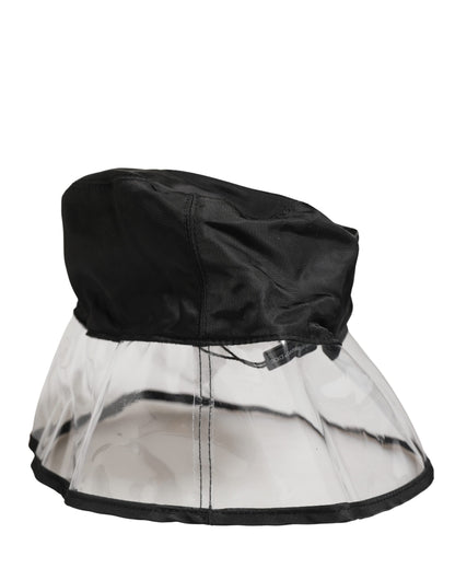 Dolce & Gabbana Men’s Black Plastic Fisherman Bucket Capello Hat