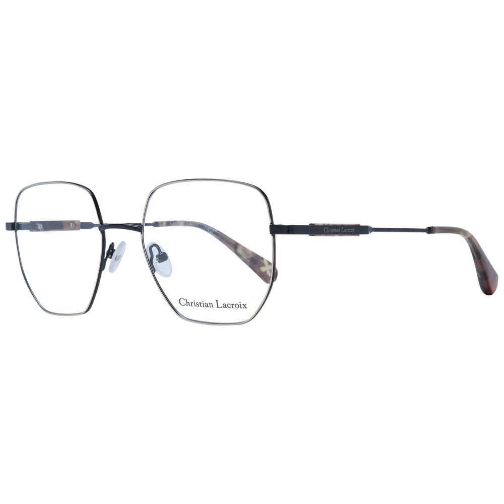 Christian Lacroix Women’s Optical Glasses – Black Stainless Steel Frames
