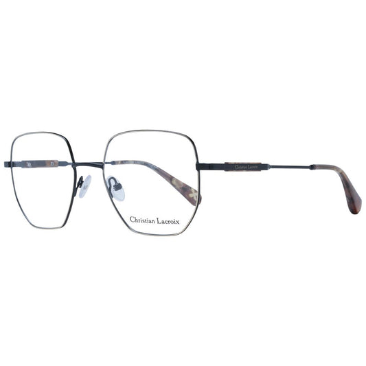 Christian Lacroix Women’s Optical Glasses – Black Stainless Steel Frames