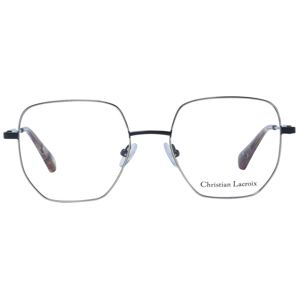 Christian Lacroix Women’s Optical Glasses – Black Stainless Steel Frames
