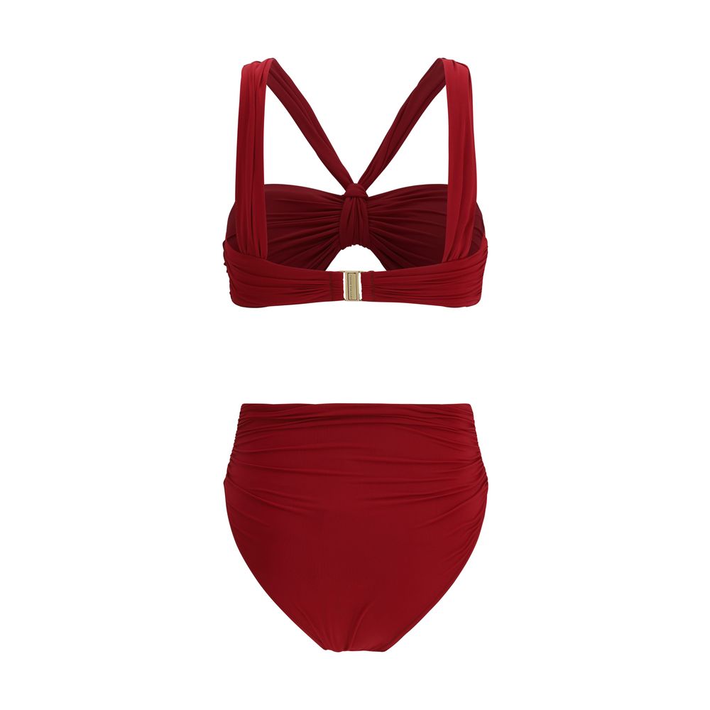 Zimmermann Bordeaux Daylight Bikini Swimsuit