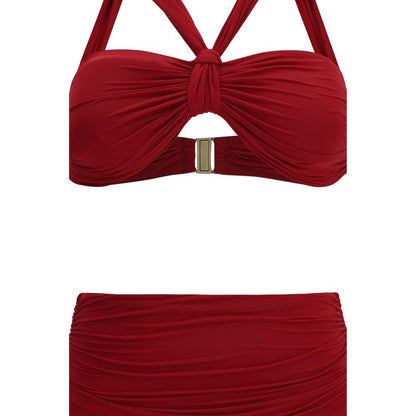 Zimmermann Bordeaux Daylight Bikini Swimsuit