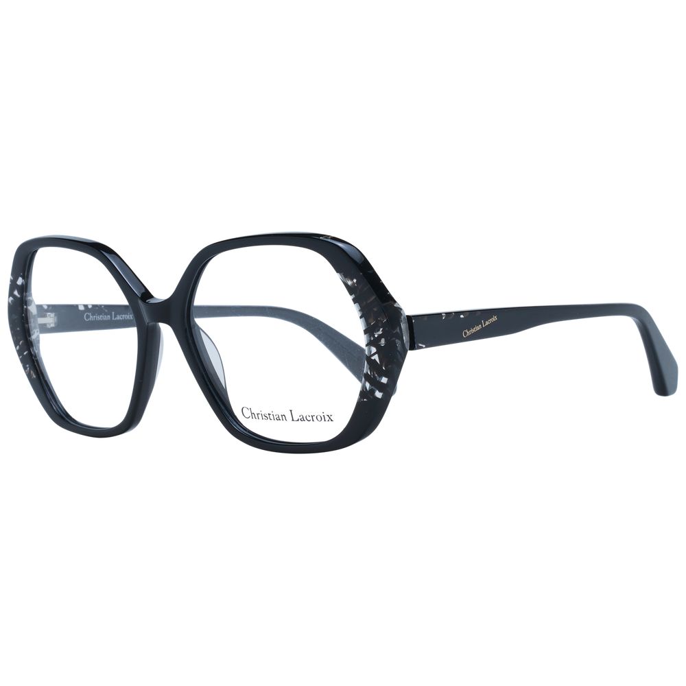 Christian Lacroix Women's Optical Glasses – Black Full-Rim Frame, 53mm