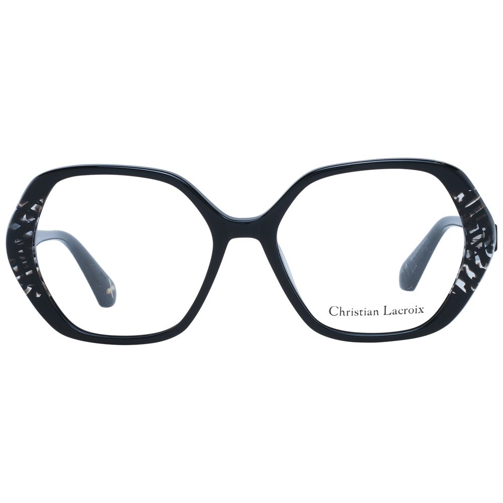 Christian Lacroix Women's Optical Glasses – Black Full-Rim Frame, 53mm