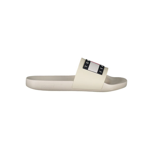 Tommy Hilfiger Beige Polyurethane Men's Slipper