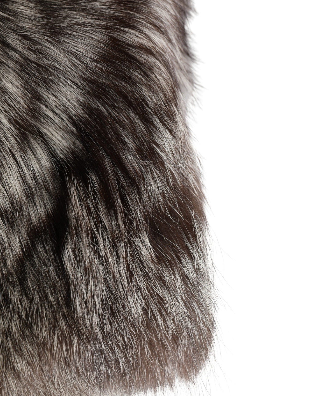 Dolce & Gabbana Brown Faux Fur Whole Head Wrap Capello Hat