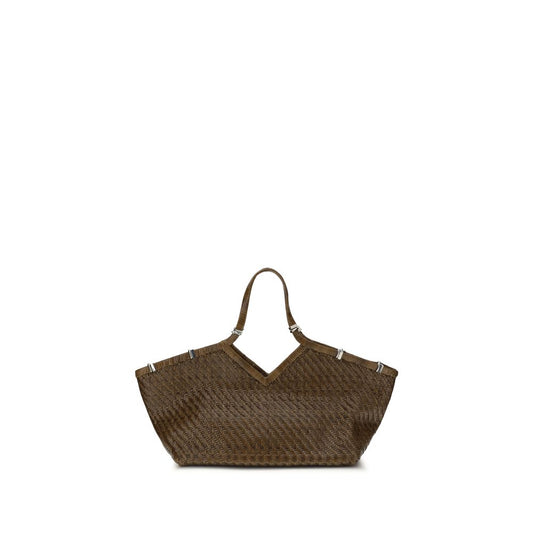 Benedetta Bruzziches Bicolor Buffalo Leather Handbag