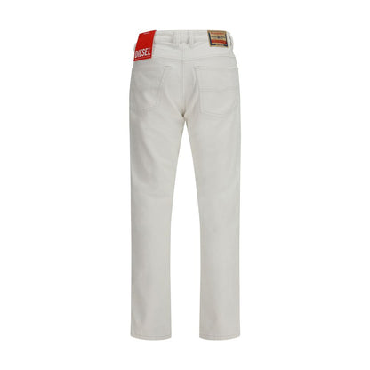 Diesel 1993 D-Vyl White Cotton Slim Fit Jeans