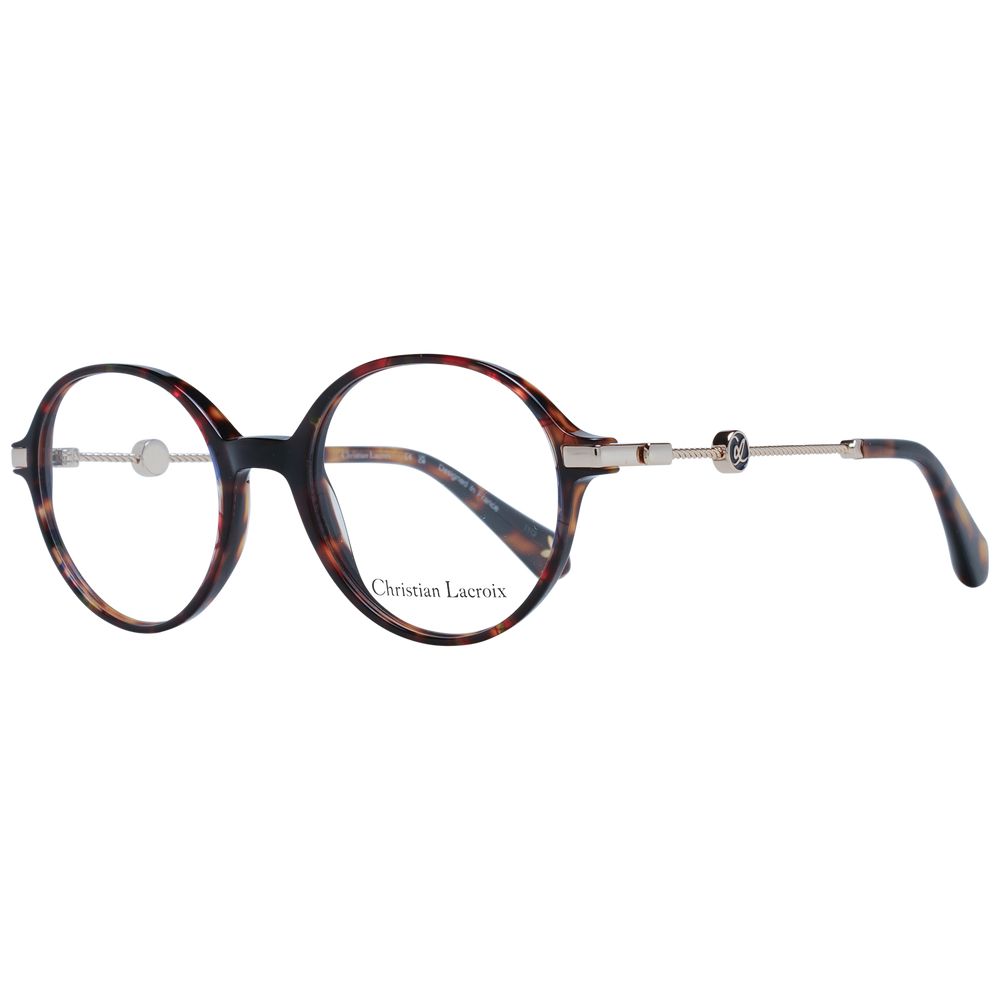 Christian Lacroix Women's Optical Glasses – Brown Round Frame, 50mm